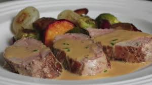 Create a well in the potatoes and add the pork loin searing on all sides until a deep color develops. Pork Tenderloin Diablo Recipe Spicy Pork Diablo Pork Tenderloin With Mustard Cream Sauce Youtube