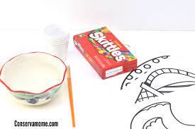 You may have to resize the columns so that the label 19. Conservamom Skittles Water Color Paints Easter Coloring Sheet Conservamom