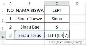 Rumus Fungsi Left Right Dan Len Digunakan Untuk Cara Menggunakannya Sinau Thewe Com