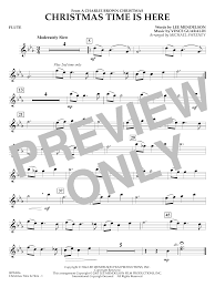 Sheet Music - Pender's Music Co.. Christmas Time Is Here (arr. Michael  Sweeney) - Flute