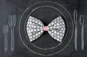 Place Setting Napkin Bow Tie Napkins Napkin Folding Creative Napkins