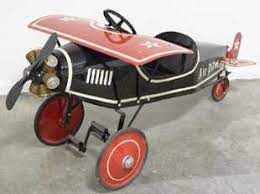 Custom Gendron Air Pilot Pedal Plane 1 Of 5 Pedal Cars Vintage Pedal Cars Vintage Aircraft