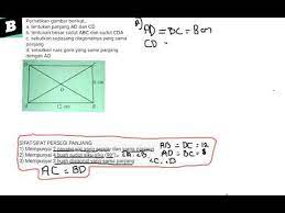 Perhatikan gambar berikut tentukan panjang ad. Tentukan Panjang Ad Dan Cd Youtube
