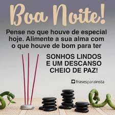 Boa Noite com Sonhos Lindos – Frases para Instagram