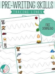 Essential Pre Writing Skills I Can Trace Lines Liz S Early Learning Spot Pre Writing Activities Prewriting Skills Pre Writing