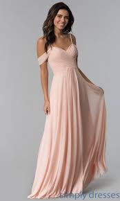 Cold Shoulder Long Chiffon Bridesmaid Dress Flowy Bridesmaid Dresses Pastel Bridesmaid Dresses Bridesmaid Dresses Long Chiffon