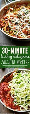 30 Minute Turkey Bolognese Zucchini Noodles Recipe Turkey Bolognese Turkey Recipes Recipes
