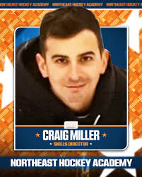 Here is an overview of our 2026-2027 Northeast Hockey Academy Staff 📈⁠ ⁠  18u Head Coach Owen Campbell: Played his college hockey at Skidmore College  where he appeared in 100 career games