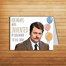 Видео ron swanson birthday канала matt gentile. Parks And Recreation Birthday Card Ron Swanson Card Printable Funny Greeting Card Parks And Rec Tv Show Series Best Friend Birthday Gift Parks And Recreation Funny Greetings