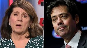 Caroline wilson in particular seems to have a grudge against james hird, it seems as though it stems back to a friendship with matthew #afl #essendon #bombers #drugs in sport #caroline wilson. Afl Caroline Wilson Unleashes On Afl Boss Gillon Mclachlan Over 10 Million Beteasy Deal