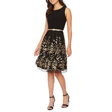 Concerttime Embroidered Party Dress Midi Dress Party Dresses