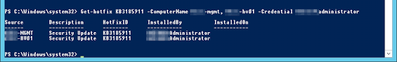 You can use the computername parameter of this cmdlet even if your computer is not configured to run remote commands. Powershell How To Use Get Hotfix To Check If A Windows Update Has Been Installed Oxford Sbs Guy
