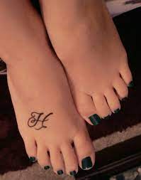 Initial Foot Tattoo Placement Small And Cute Tattoo Placement Foot Foot Tattoos Foot Tattoo