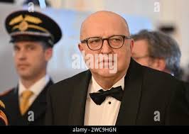 Bratislava, Slovakia. 14th Jan, 2024. Czech historian Jan Rychlik received  high state decorations from Slovak President Zuzana Caputova in the Slovak  Philharmonic seat in the centre of Bratislava, Slovakia, January 14, 2024.