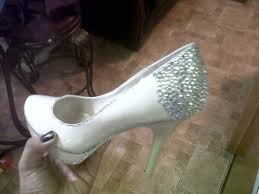 Diy Shoe Bling Thinking About Hot Pink Jewels For My Mardi Gras Costume Makes Any Old Heel New Diy Wedding Shoes Bling Wedding Shoes Bling Shoes