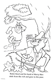 The nicest, nicest, prettiest, funniest, largest, and most beautiful color plagues of robin hood. Disney Coloring Pages