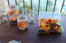If you have a cabin or cottage on a fishing lake or river, you may want to carry the fisherman theme into the decor of your retreat. Pin By Leann Bauer On Gone Fishin Party Fishing Themed Birthday Party Fishing Theme Party Birthday Party Food