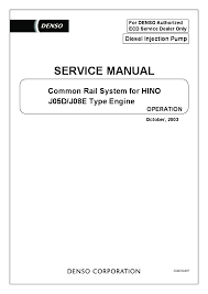 Japanese used cars for sale from sbt japan. Denso Hino J05d J08e Common Rail Rdmf Pdf Docer Com Ar