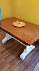 Kitchen Table I Made From 2x6 Table Kitchen Table Decor
