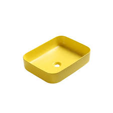 nordic yellow above counter basin