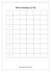 In these writing practice worksheets, students practice reading and writing in these exercises. Number Tracing Tracing Numbers Number Tracing Worksheets Tracing Numbers 1 To 10 Writing Numbers 1 To 10 Megaworkbook