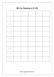 The numbers are dashed and show the children how to start the number. Number Tracing Tracing Numbers Number Tracing Worksheets Tracing Numbers 1 To 10 Writing Numbers 1 To 10 Megaworkbook