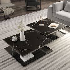 Ann Coffee Table In 2020 Black Marble Coffee Table Coffee Table Marble Coffee Table Living Room