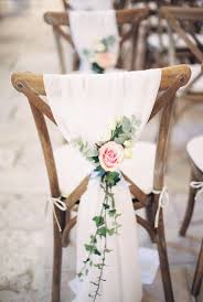 Floral Fabric Chair Backs For Wedding Wedding Chair Decorations Wedding Chairs Boho Wedding Decorations