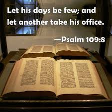 Image result for Psalm 109:8