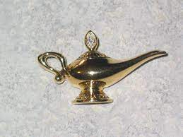 aladdin genie oil lamp disney brooch with marquis rhinestone flame genie aladdin oil lamps brooch