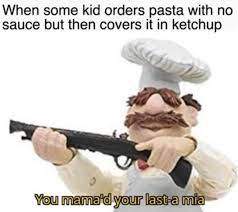 Okay, fair cop, it is a bit of an exaggeration, perhaps, but sometimes it feels this way, doesn't it? Meme Chef Italien Eurovision Eight