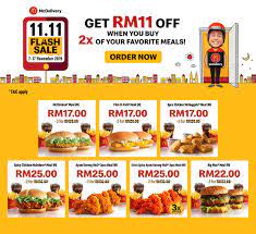 Hidangan utama di mcd adalah hamburger dan ayam goreng namun anda bisa menemukan beragam menu lain seperti kentang goreng, filet ayam. Mcdelivery Flash Sale 11 11 Megasales