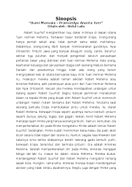 Doc Sinopsis Bumi Manusia Pramoedya Ananta Toer Ditulis Oleh Nisful Laila Raira Rin Academia Edu