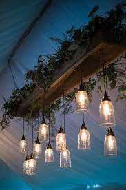 Lush Country Club Wedding In Green Bay Ceiling Light Design Rustic Lighting Light Decorations