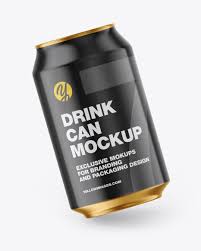 Download Metallic Drink Can W Glossy Finish Mockup In Can Mockups On Yellow Images Object Mockups PSD Mockup Templates