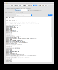 Why Is Whois Timing Out On My Mac S Terminal But Apparent Working Fine In Network Utility Super User