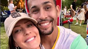 Becca Kufrin and Thomas Jacobs welcome first child