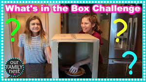 What S In The Box Challenge Box Challenge Sleepover Activities Kids Party Games