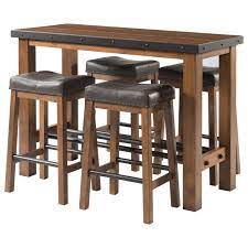 4.1 out of 5 stars 125. Intercon Taos 5 Piece Rectangular Pub Table And Chair Set Wayside Furniture Dining 5 Piece Sets