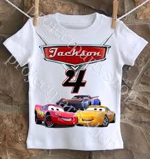 Cars 3 Birthday Shirt Etsy In 2021 Birthday Shirts Family Birthday Shirts Birthday Party Shirt