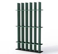 Lamella Linear akoestische ruimtedeler van PET Felt | In-Zee