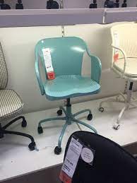 This swivel chair features a blue wool upholstering with a light gray metal base. Ikea Roberget Chair In Turquoise 89 99 Chair Ikea Office Chair