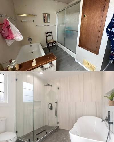 Completed property improvement project