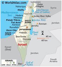 I remember seeing the dot with. Israel Maps Facts World Atlas