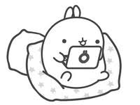 You can introduce the child to different animals in coloring pages on our website. Coloring Pages Molang Morning Kids
