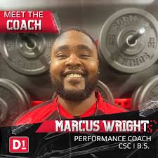 MEET THE COACH // Introducing Coach Marcus Wright! A Chicago, Illinois  native, Marcus Wright is one of D1 Arlington's world class S&C coaches.  Prior to being in the fitness industry, Marcus played