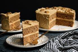 Coffee Walnut Layer Cake Recipe Recipe Coffee And Walnut Cake Cake Recipes Desserts