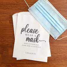 Wedding Mask Bags Bags For Wedding Guest Face Masks Social Etsy In 2021 Wedding Guest Bags Wedding Guest Gift Bag Wedding Giveaways Ideas Souvenirs