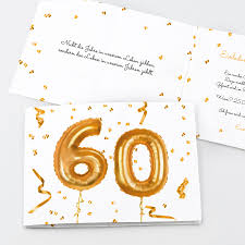 Einladungen Zum 60 Geburtstag Gestalten Und Drucken Printkiss