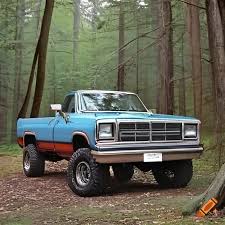 Image result for Forest Green 1985 Dodge Truck